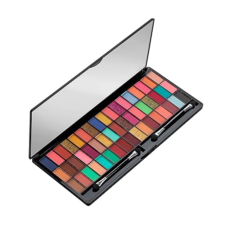 Colors Queen Ultra Pigmented 51 Colors Eyeshadow Palette with Brush