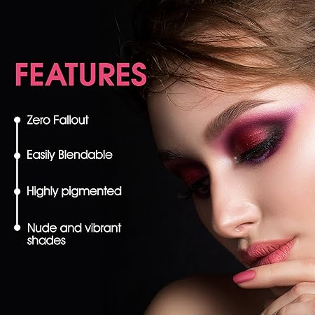 Colors Queen Ultra Pigmented 51 Colors Eyeshadow Palette with Brush