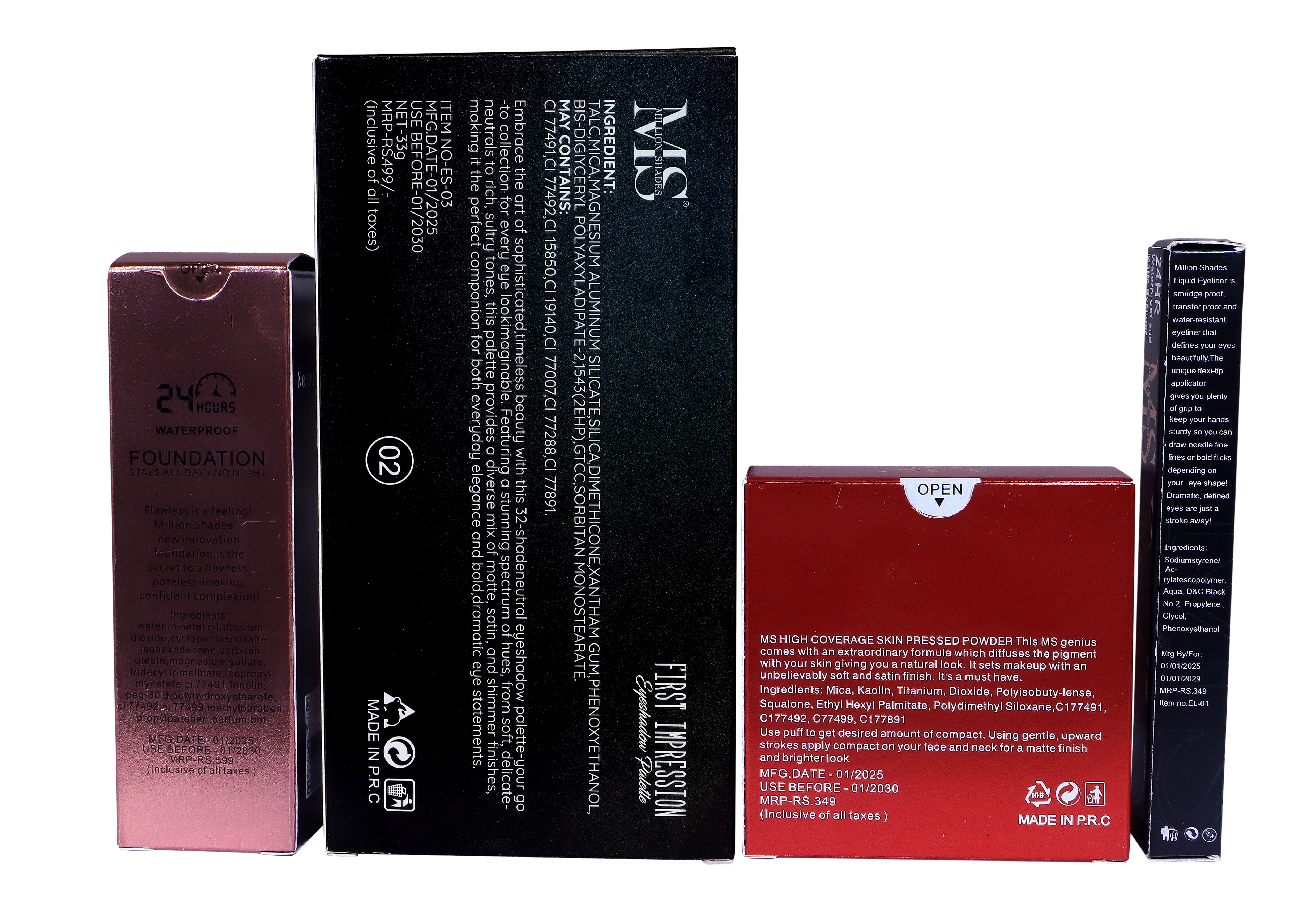 MS brand combo set all products full waterproof